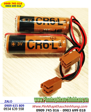 FUJI CR6.L, Pin nuôi nguồn PLC FUJI CR6.L lithium 3v AA2300mAh (Japan)